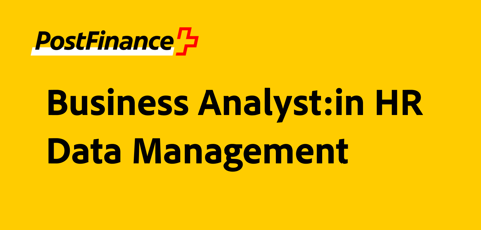 Business Analyst:in HR Data Management